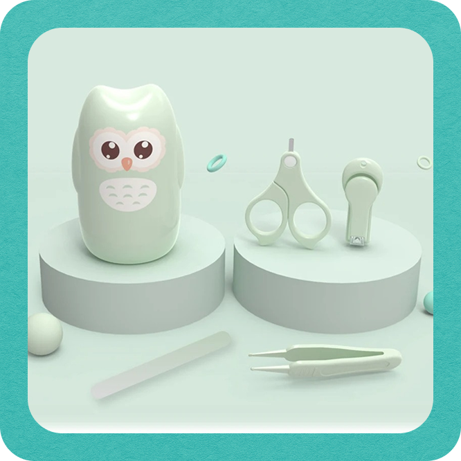 OWLYCARE - bezpieczne nożyczki dla niemowląt